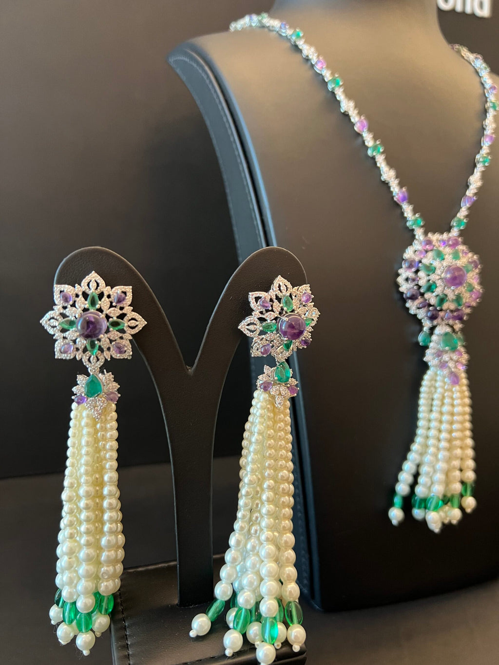 SABAH | PEARLS & PURPLE & GREEN