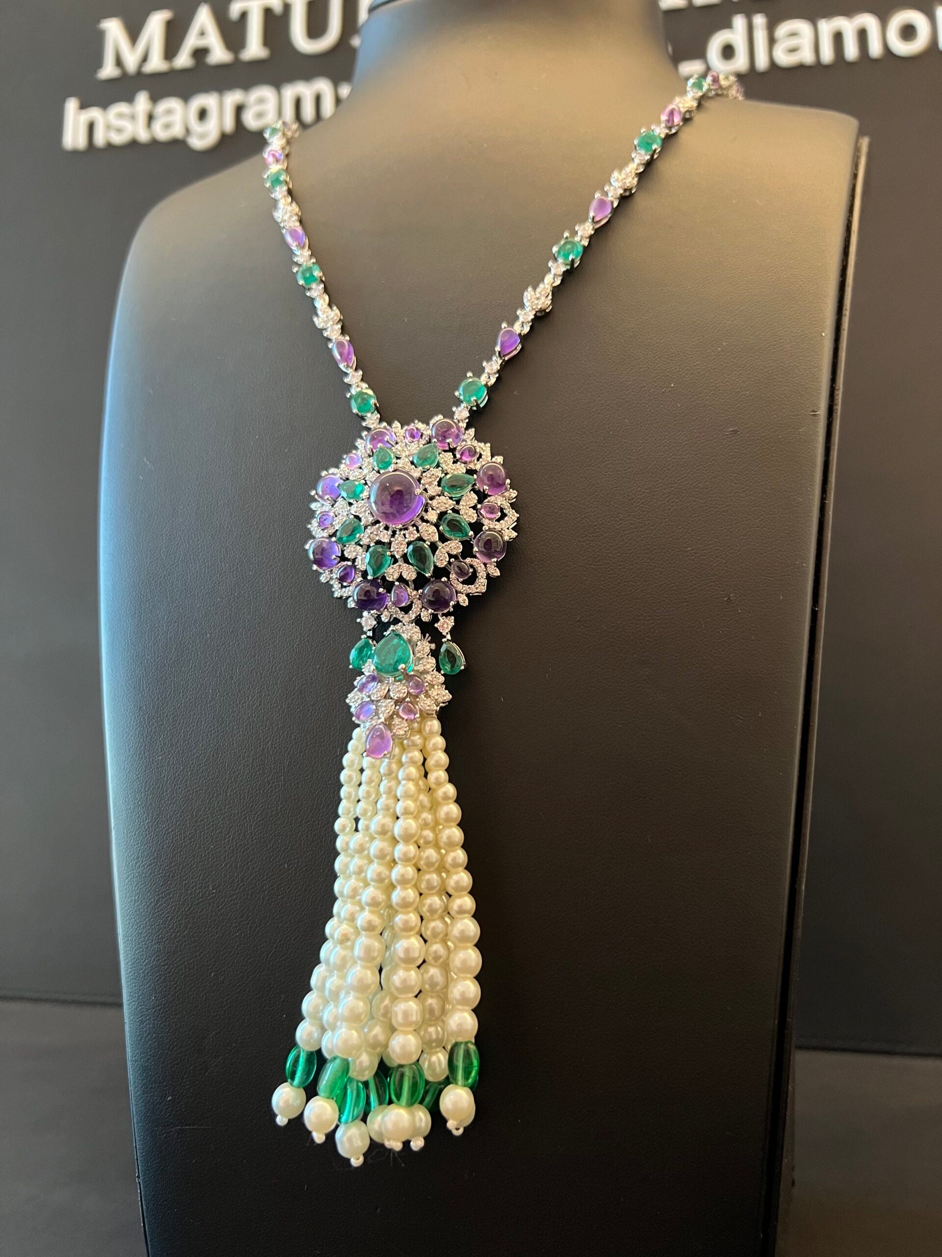 SABAH | PEARLS & PURPLE & GREEN