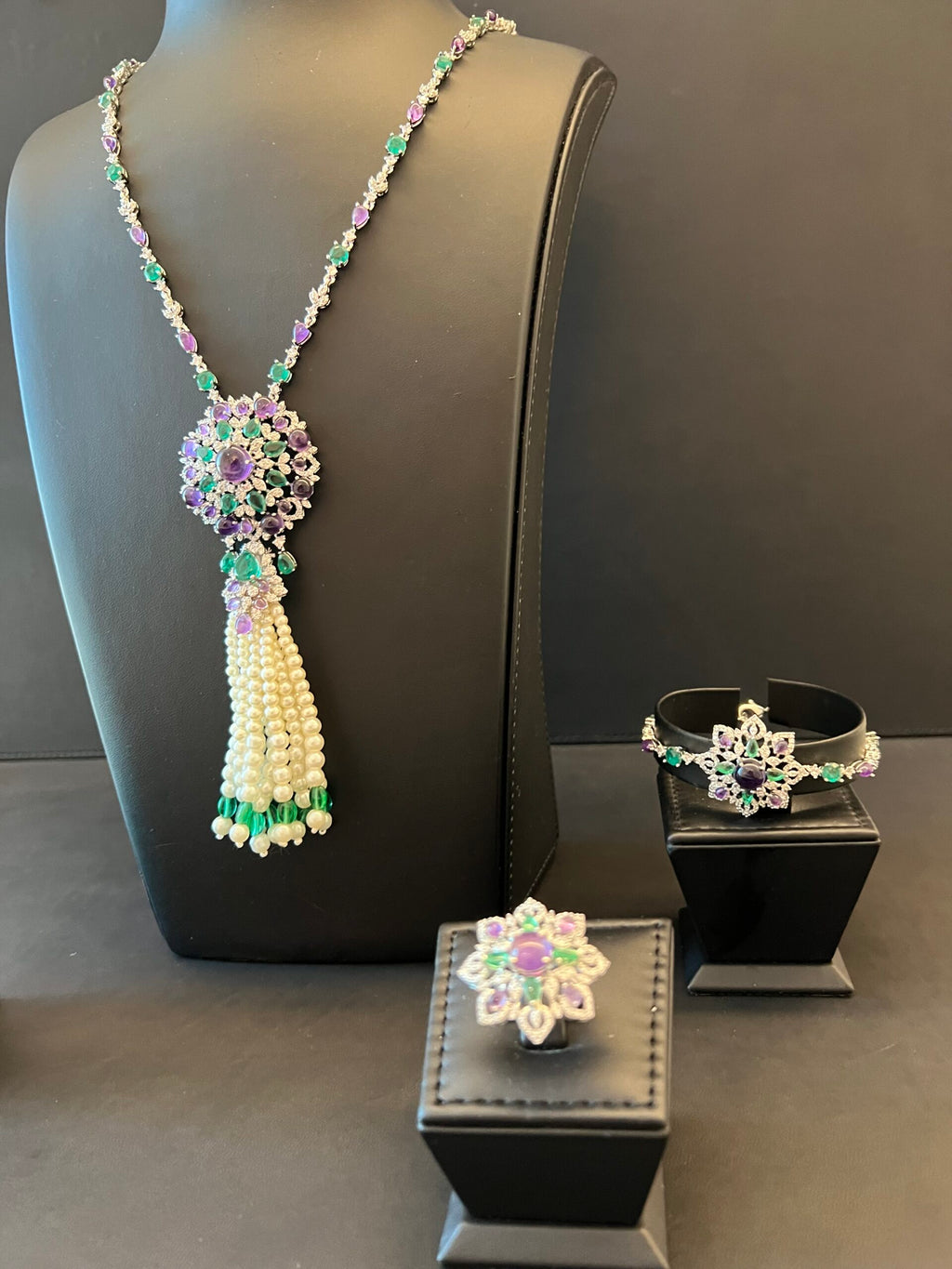 SABAH | PEARLS & PURPLE & GREEN