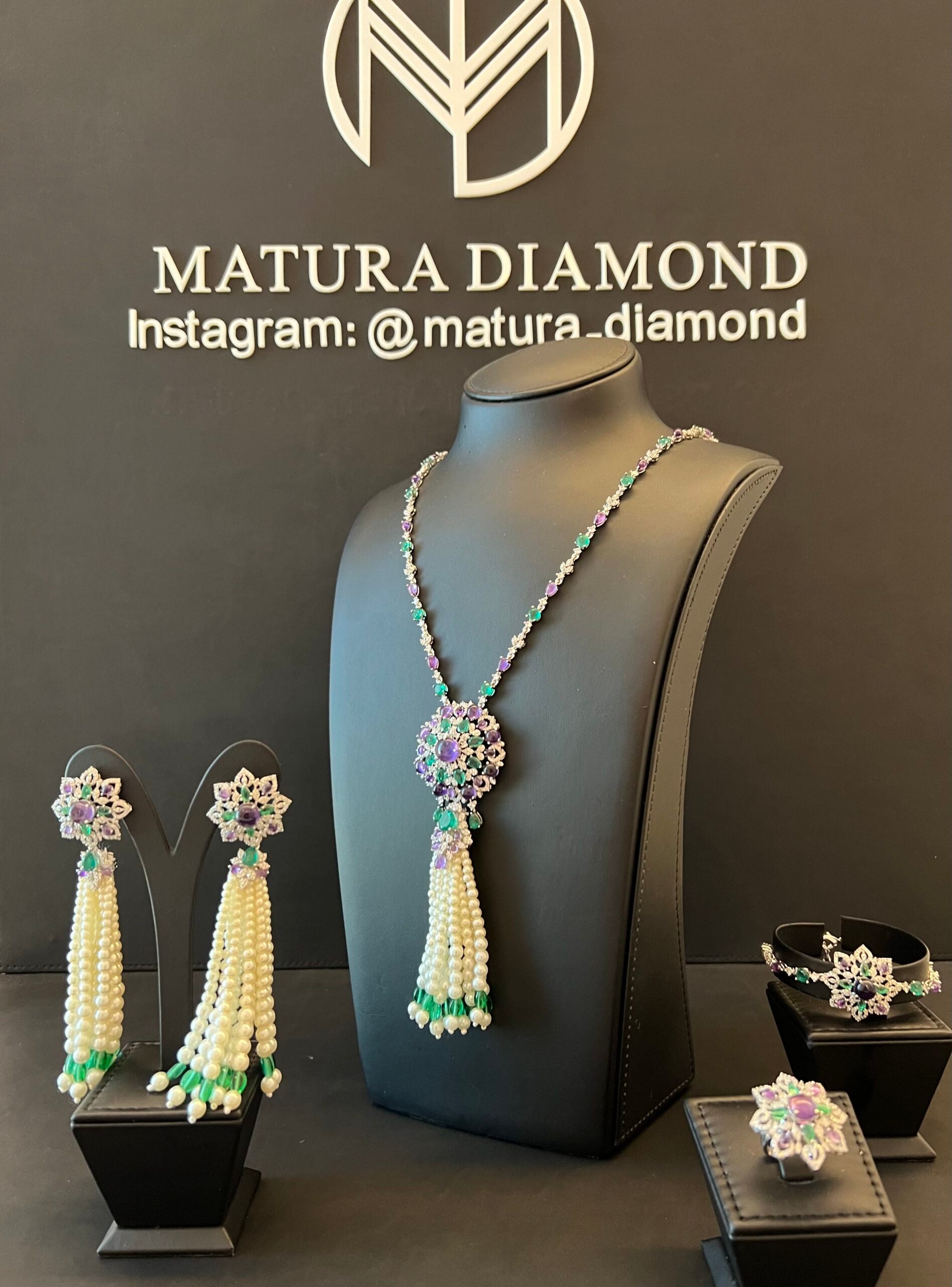 SABAH | PEARLS & PURPLE & GREEN