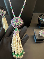SABAH | PEARLS & PURPLE & GREEN
