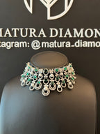 CHOKER SHAHENAH | PEARLS & GREEN