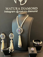 ALSHAINDAGA | PEARLS & PURPLE & BLUE