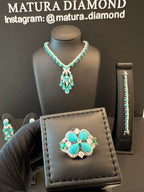 MATHAYEL | TURQUOISE & GREEN