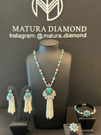 ALHOSN | PEARLS & TURQUOISE & PURPLE