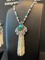 ALHOSN | PEARLS & TURQUOISE & PURPLE