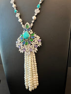 ALHOSN | PEARLS & TURQUOISE & PURPLE