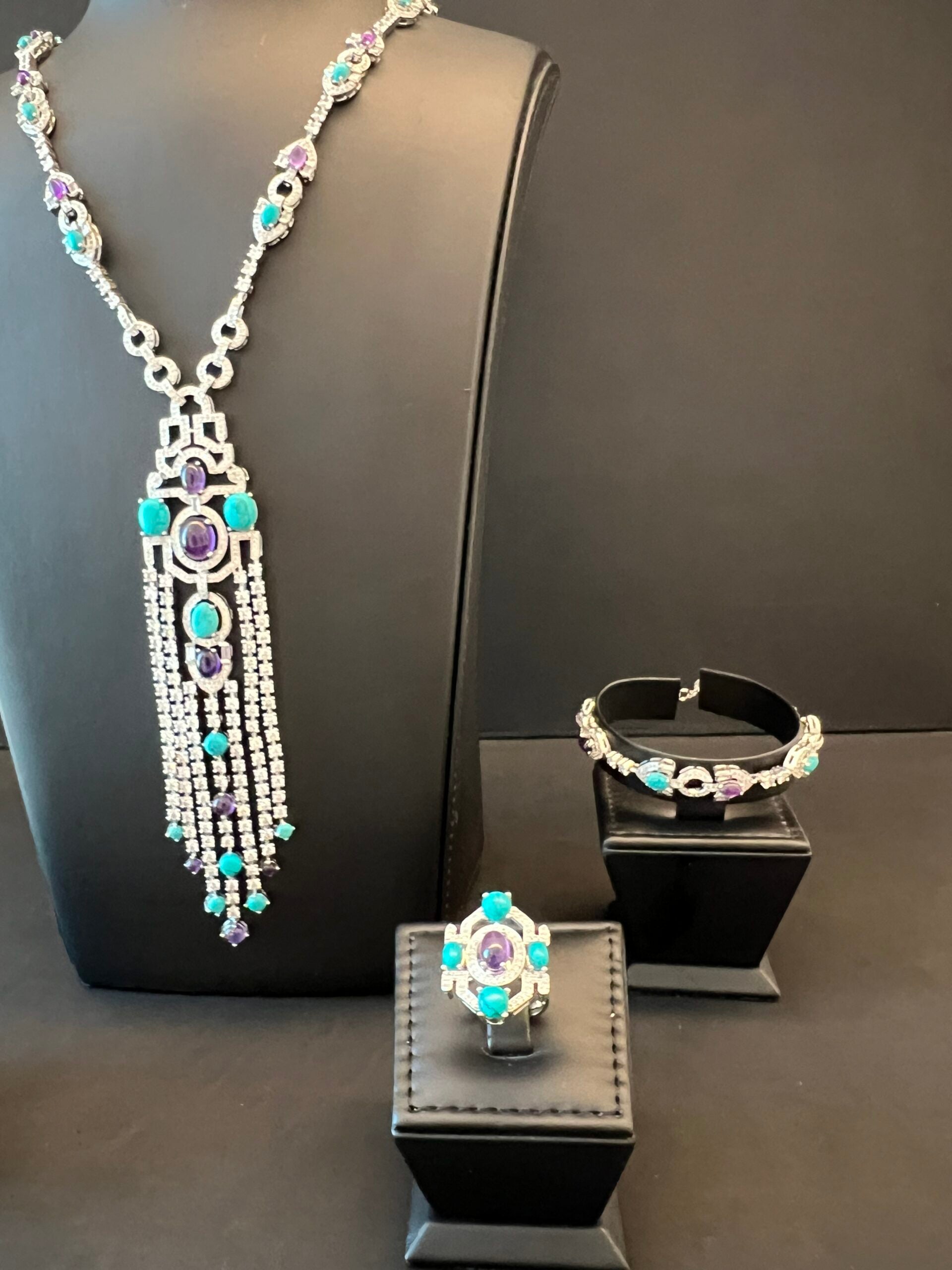 DALMA | PURPLE & TURQUOISE