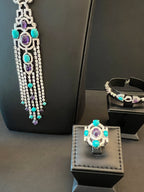 DALMA | PURPLE & TURQUOISE