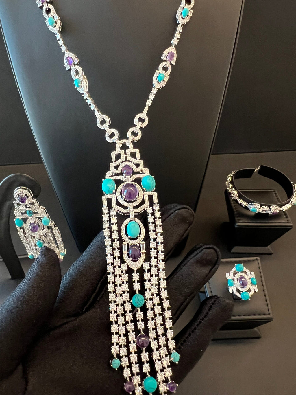 DALMA | PURPLE & TURQUOISE