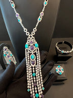 DALMA | PURPLE & TURQUOISE