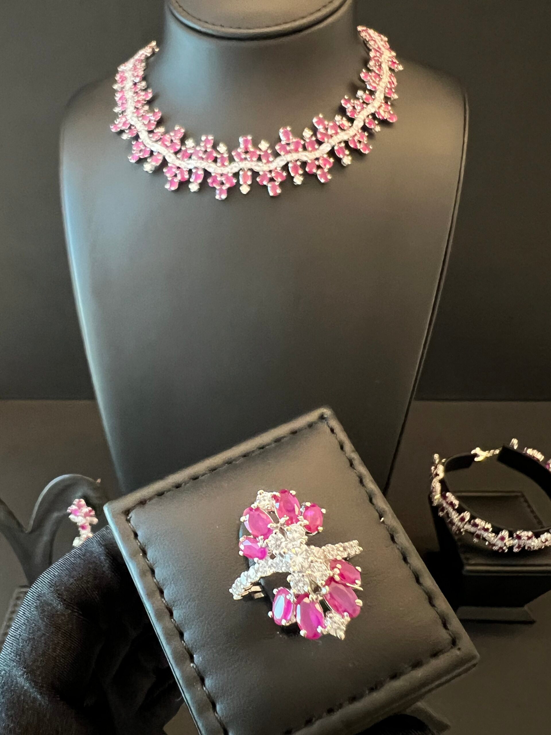 NAJWA | RED & BURGUNDY