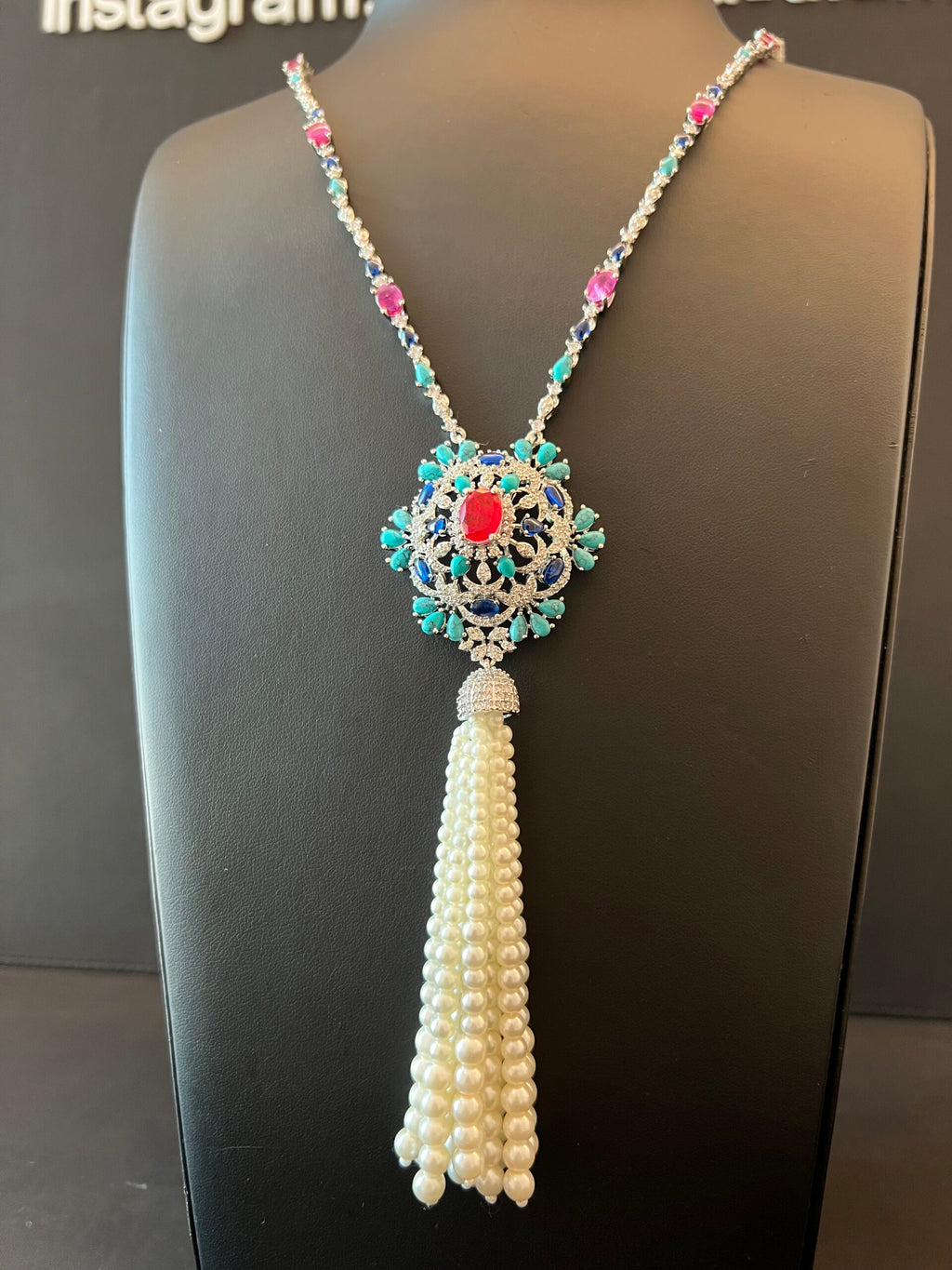 NADYA 2 | PEARLS & TURQUOISE & RED