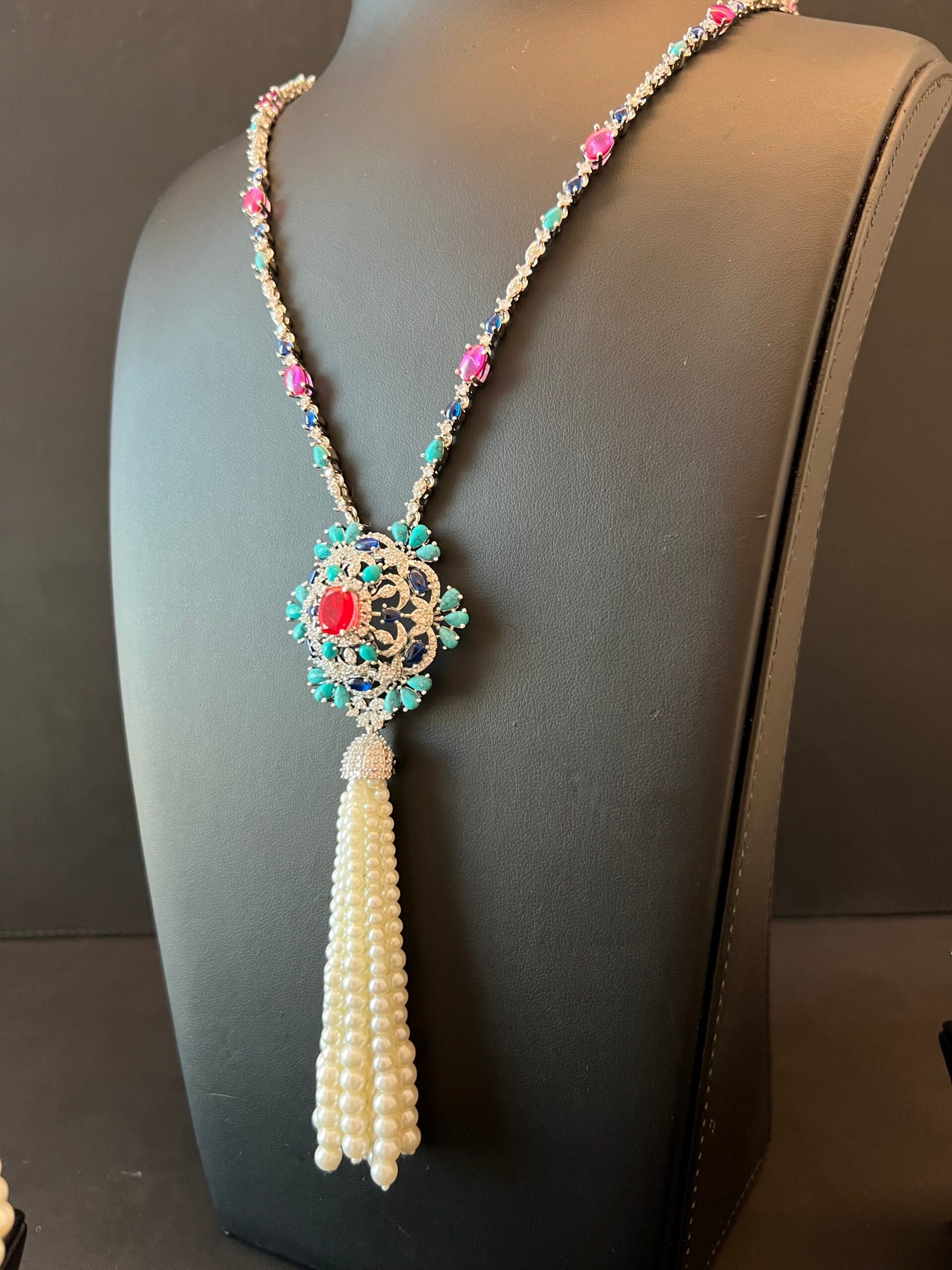 NADYA 2 | PEARLS & TURQUOISE & RED