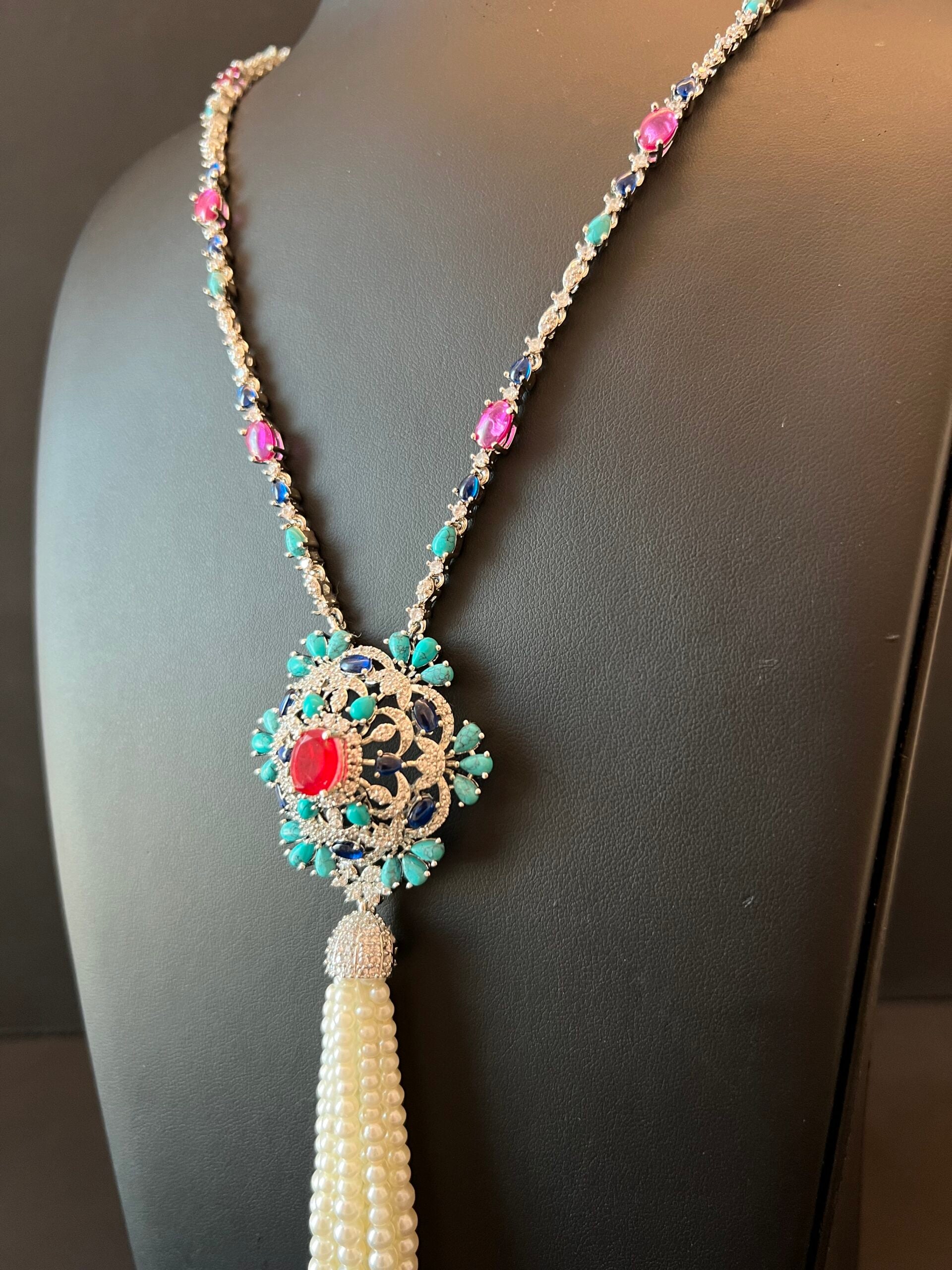 NADYA 2 | PEARLS & TURQUOISE & RED