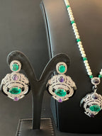 ALZAHIA | PEARLS & PURPLE & GREEN